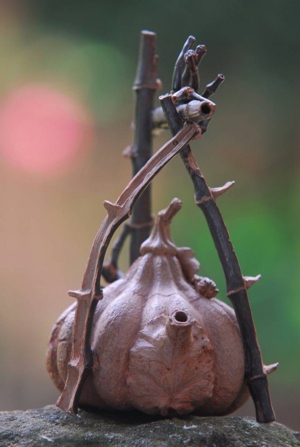 作品「竹影蔭瓜」入選2014第五屆臺灣國際金壺獎